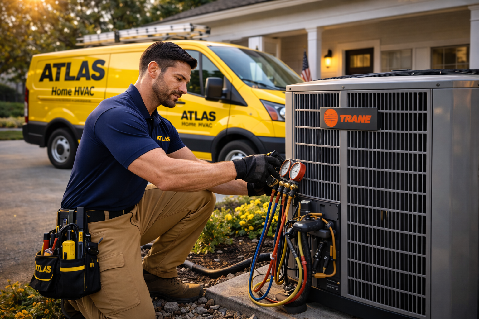 Atlas HVAC technician