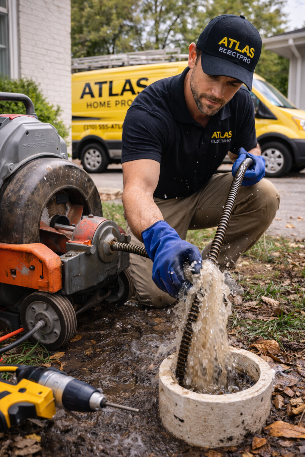 Atlas plumbing technician