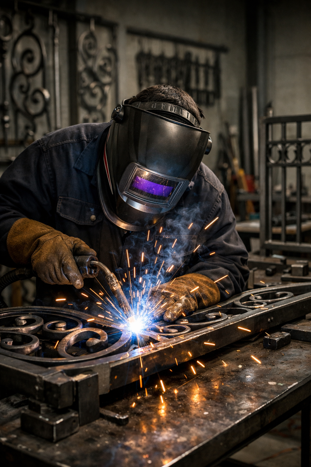 Expert welding and metal fabrication by Atlas Home Pro in Los Angeles