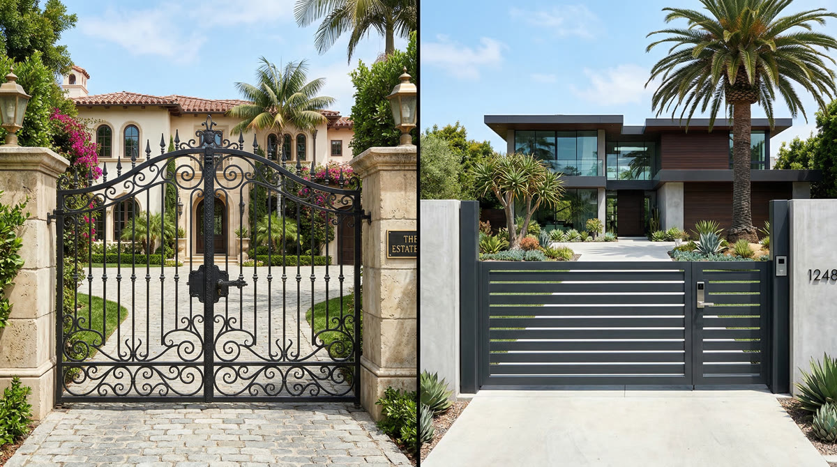 Iron vs. Aluminum Gates: Which Is Right for Your LA Home?