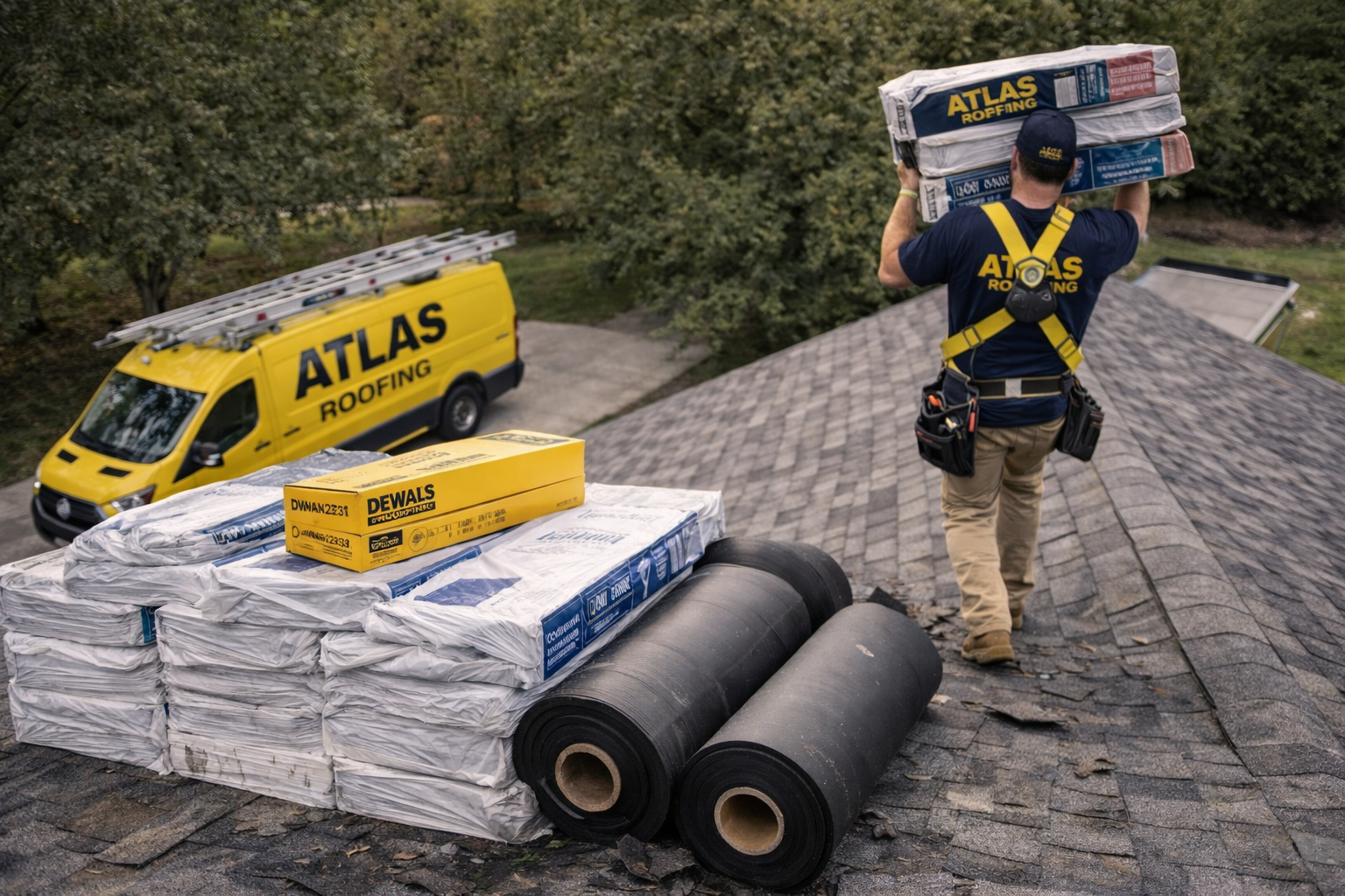 Atlas Home Pro solar-ready roof replacement in Los Angeles