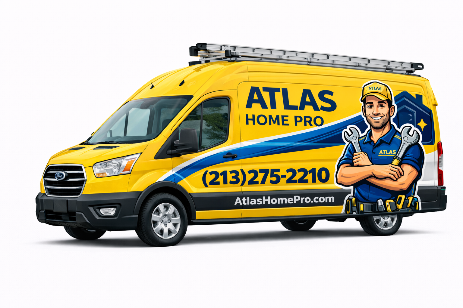 Atlas Home Pro service van - Los Angeles home services